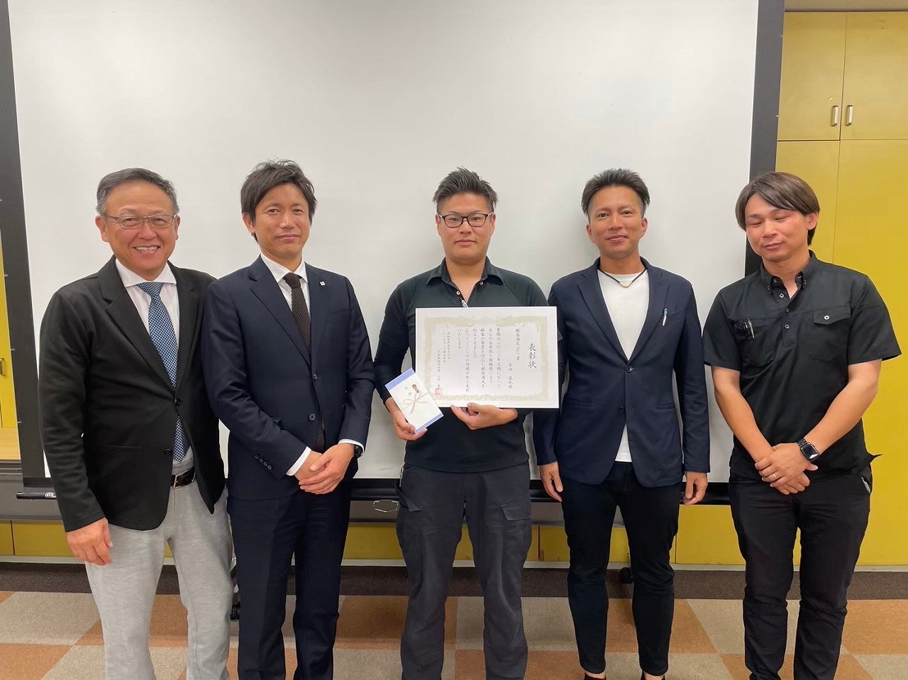 社内表彰 受賞スタッフ